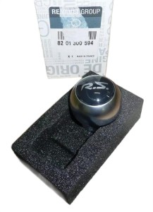 Pommeau de levier de vitesse Renault Clio III RS 8201300594 - NEUF D'ORIGINE OE