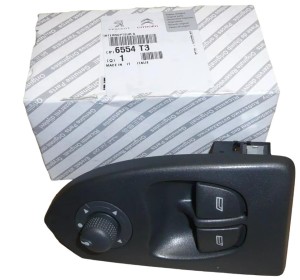 Bouton Haut/Bas de la fenêtre gauche Jumper III 6554T3 - NEUF D'ORIGINE OE