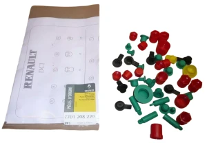 Jeu de capuchons d'injecteur Renault 7701208229 - NEUF D'ORIGINE OE