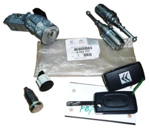 COMMUTATEUR D'ALLUMAGE + ENSEMBLE DE SERRURE CITROEN C3 II 4162FP