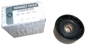 Poulie de guidage de courroie trapézoïdale Renault Clio III / Laguna II 8200104754 - NEUF D'ORIGINE OE