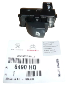 Bouton de fenêtre Citroen Peugeot 6490HQ - NEUF D'ORIGINE OE