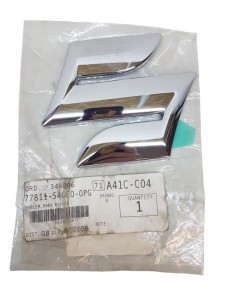 Emblème Suzuki SX4 77811-54GC0-OPG - NEUF D'ORIGINE OE