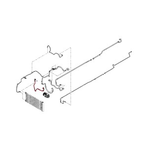 Tuyau de climatisation Renault Trafic 93458912 - NEUF D'ORIGINE OE