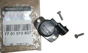 Capteur de position du papillon Renault 7701070837 - NEUF D'ORIGINE OE