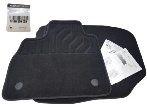Tapis en velours Renault Espace V 749027053R - NEUF D'ORIGINE OE