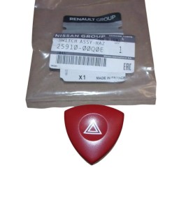 Interrupteur des feux de détresse Renault Trafic II 2591000Q0E - NEUF D'ORIGINE OE