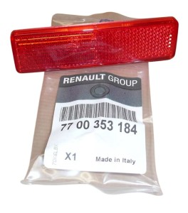 Réflecteur de pare-chocs arrière Renault Master II 7700353184 - NEUF D'ORIGINE OE